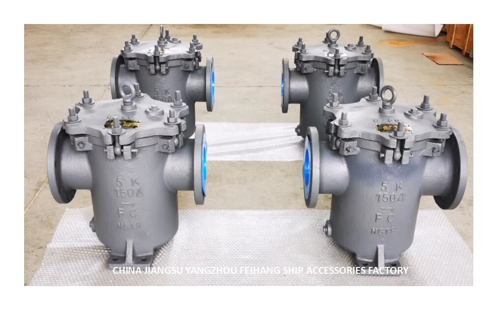 缶水こし器5K-150A S-TYPE JIS F7121および海水のこし器