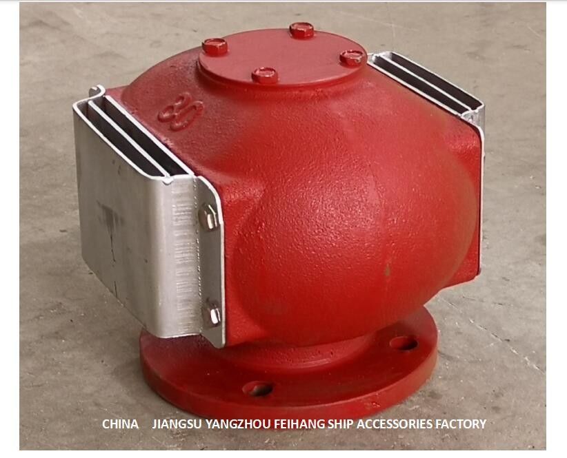 フランジの鋳鉄のポンツーンのタイプ バラスト タンク通気性の帽子（火の網と） ES80 CB/T3594-1994