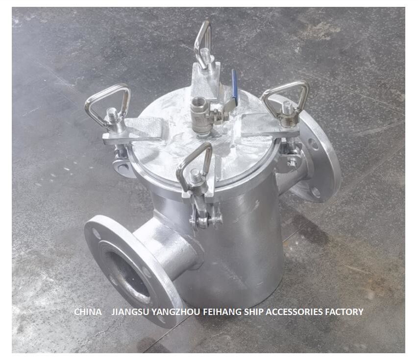 炭素鋼のHot-Dip電流を通された吸引の粗い浄水器AS80 CB/T497の海水のこし器