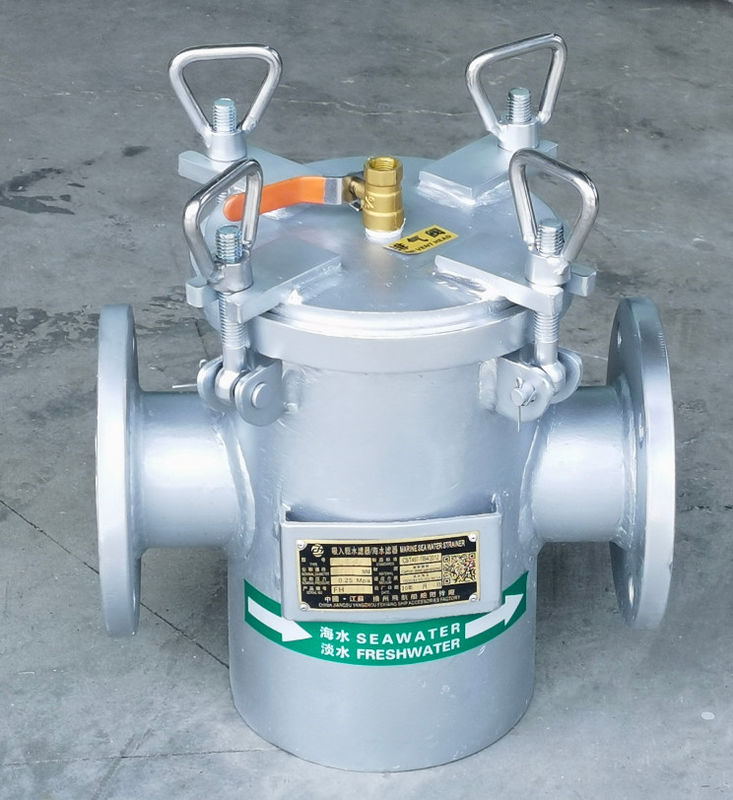 炭素鋼のHot-Dip電流を通された吸引の粗い浄水器AS80 CB/T497の海水のこし器