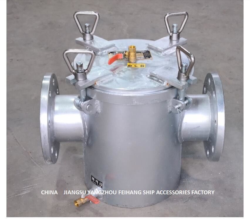 AS100 CB/T497-2012のストレート型の粗い浄水器、バルク海水ポンプ入口のための海水フィルター