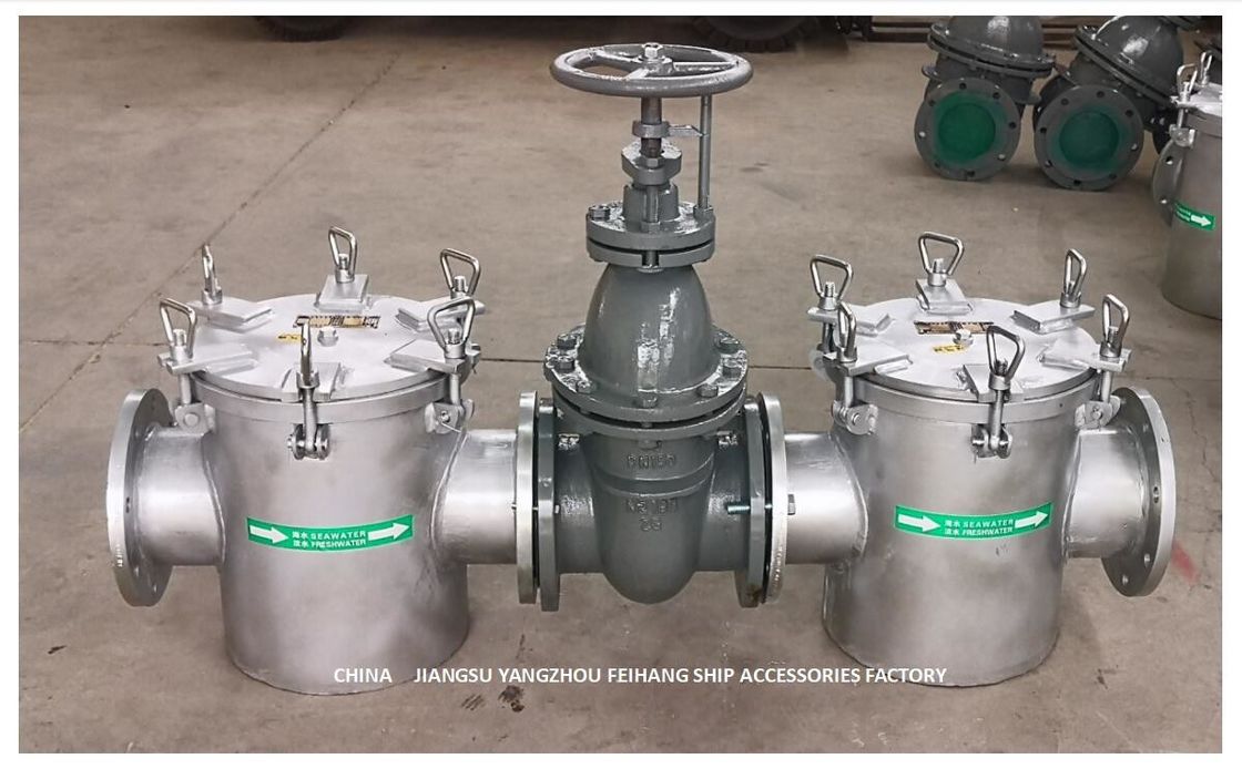 海水フィルターAs150 Cb/T497-2012を通したバラスト防火システム粗い浄水器、まっすぐに