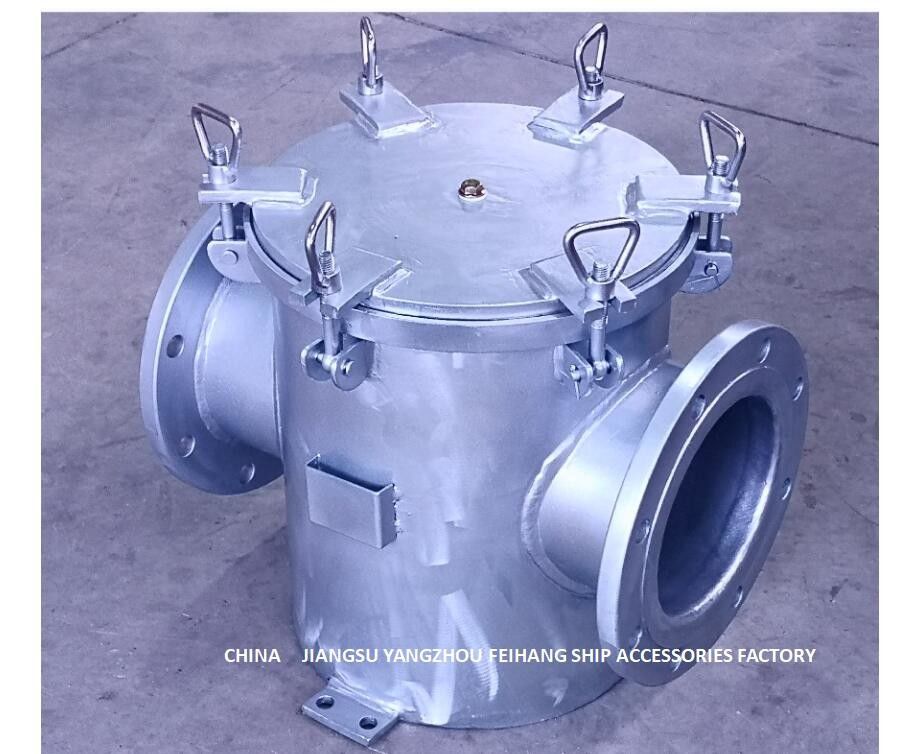 炭素鋼の主要な海水ポンプ入口AS250 CB/T497のステンレス鋼 フィルターのための電流を通された海水フィルター