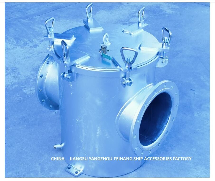 主要な海水フィルター主要な海水フィルターAS250 CB/T497-94炭素鋼の熱いすくい電流を通されたボディ