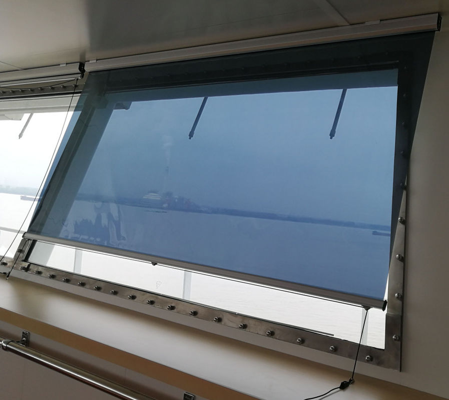 IMPA150721操縦室のカーテン-海洋の操縦室の日よけの巻上げ式ブラインド-軽いろ過の日焼け止め熱絶縁材の日よけ