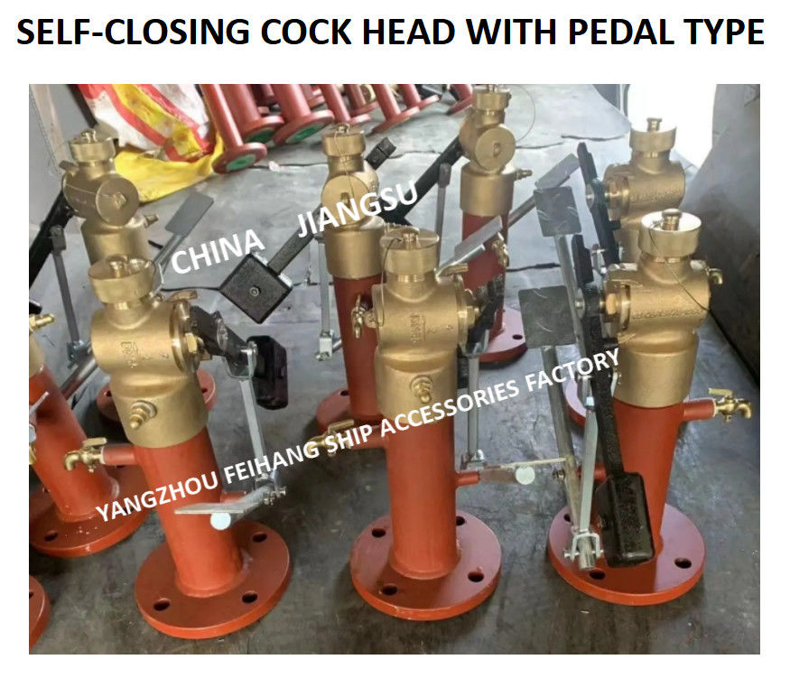 ペダルのタイプFH-DN40 Cb/T3778-99が付いているSelf-Closing雄ん鶏の頭部