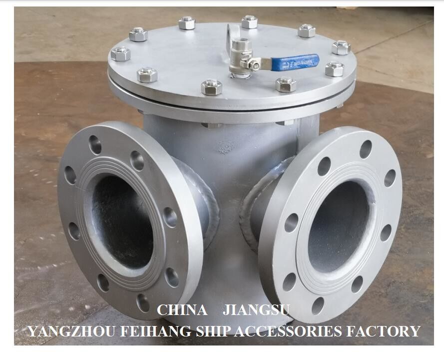 ストレート・トラスタイプ ステンレス・スティール 海水フィルター AS125 PN1.0 CB/T497-2012 メッシュ 150um