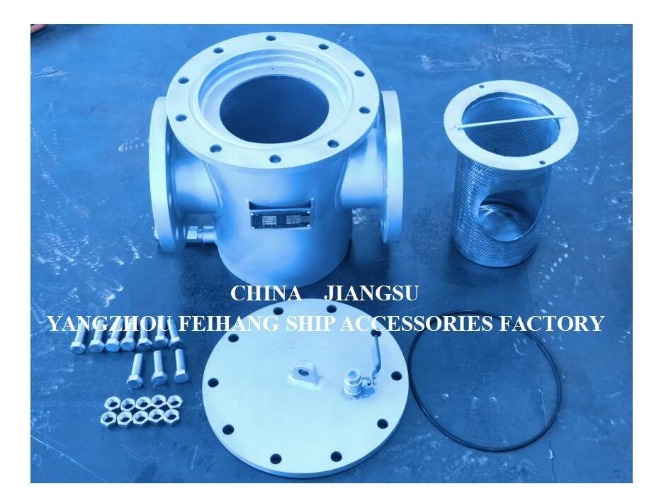 ストレート・トラスタイプ ステンレス・スティール 海水フィルター AS125 PN1.0 CB/T497-2012 メッシュ 150um