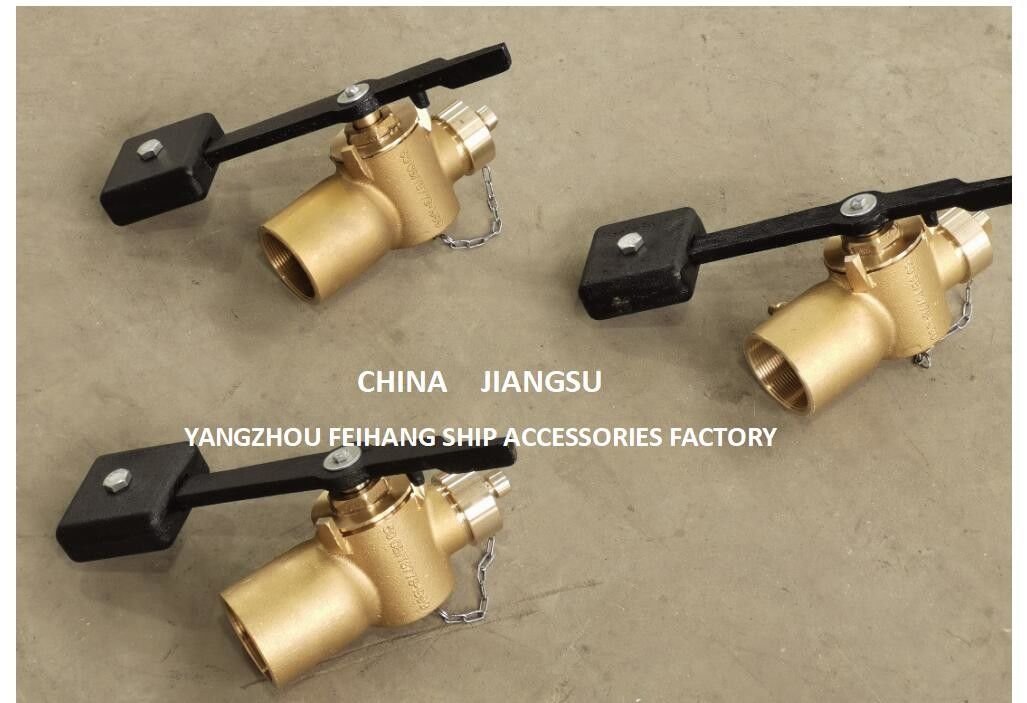 海のブロンズ 自動閉塞ゲートバルブヘッド ソーディングパイプ Dn50 Cb/T3778-99 材料-ブロンズ