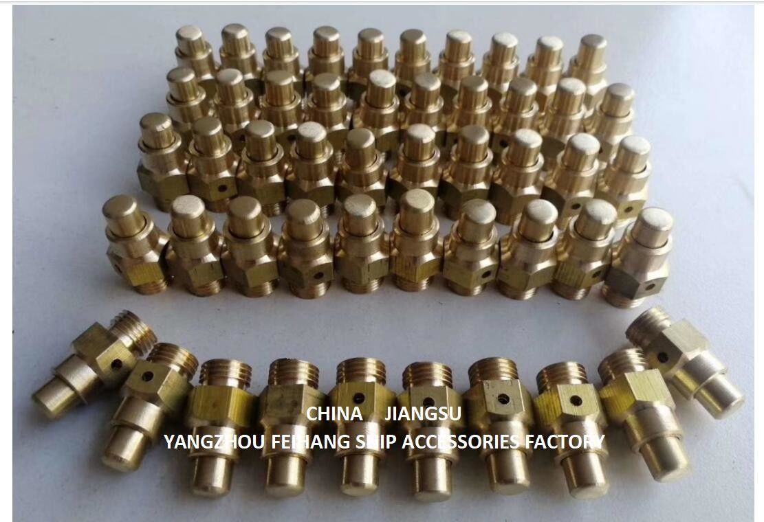 DN6 春装自閉気口弁 材料 ブロンズ/ブラス 接続形 ロープ付き接続