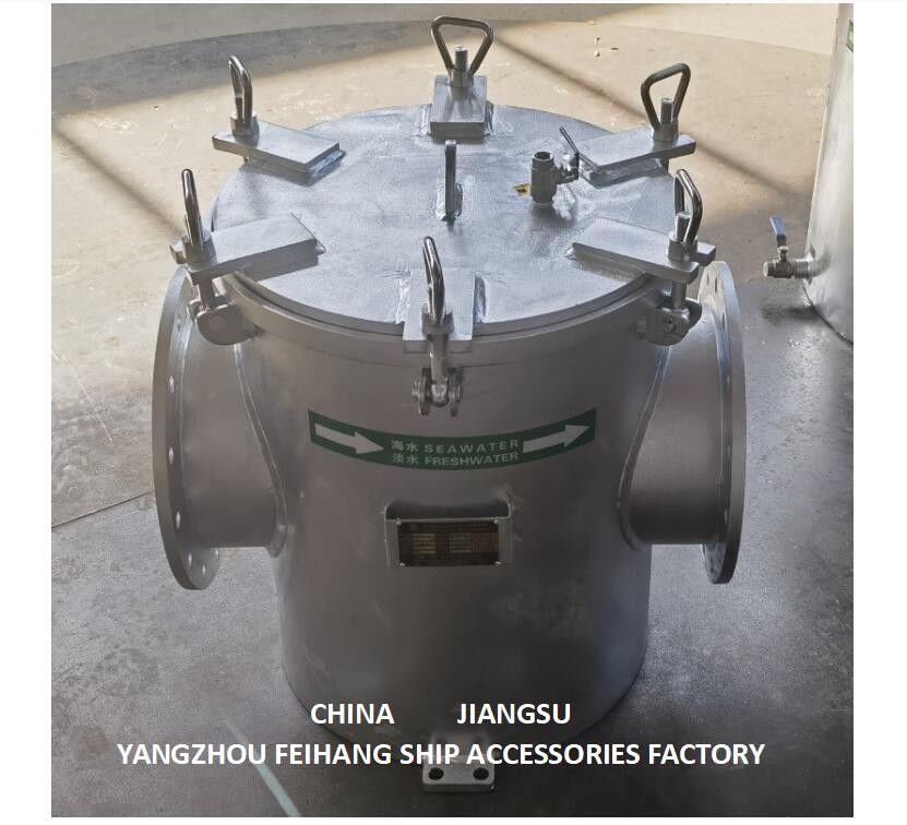 炭酸鋼熱浸しガルバン化海水フィルター AS250 CB/T497 - 吸い込み原水フィルター A250 CB/T497