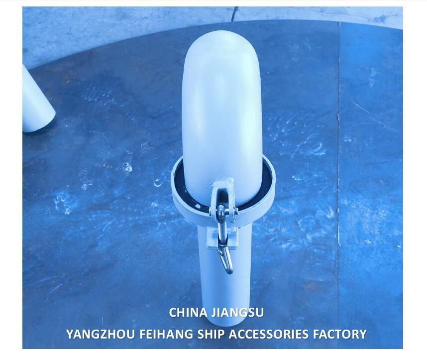 海上甲板のガチョウ首換気管 直径100mm,丸型,フラップバルブ (ガチョウ首は閉められる)