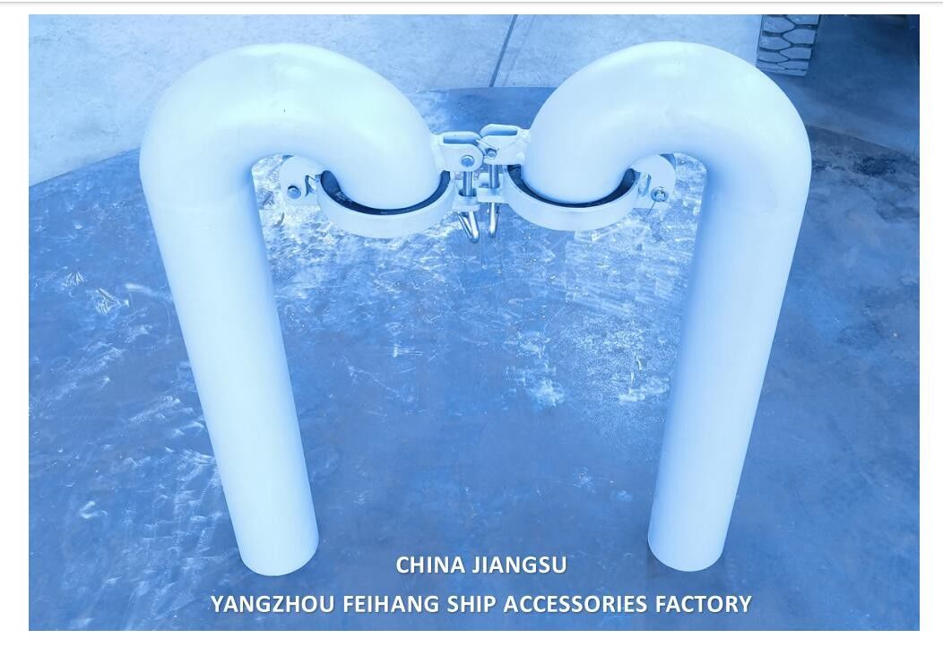 ガチョウ首換気口 直径100mm 丸いタイプ フラップバルブ付き (ガチョウ首は閉められる)