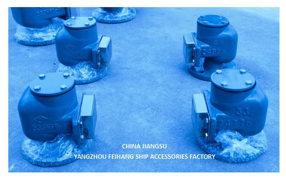 NO.533HFB-50A SUS316L フローター NBR ガスケット 0.3MPA とバラストタンクのための空気換気口頭
