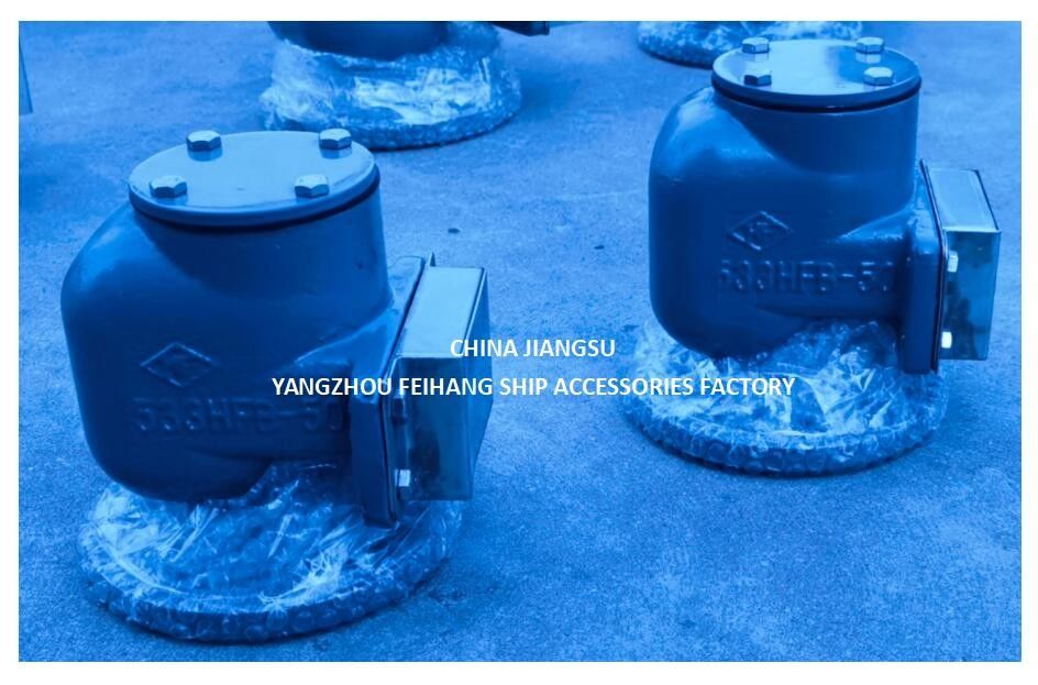 NO.533HFB-50A フロアピークタンクのためのエアレントヘッド SUS316L フローター NBR ガスケット 0.3MPA