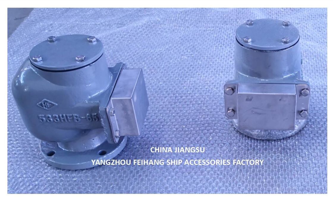 BILGE 水タンク 空気ヘッド NO.533HFB-65A SUS 316L浮遊盤と空気パイプヘッド