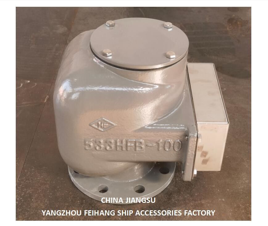 バラストタンク空気出口ヘッドとバラスト空気パイプヘッド モデル 533HFB-100A 鋳鉄体 ステンレス鋼浮気