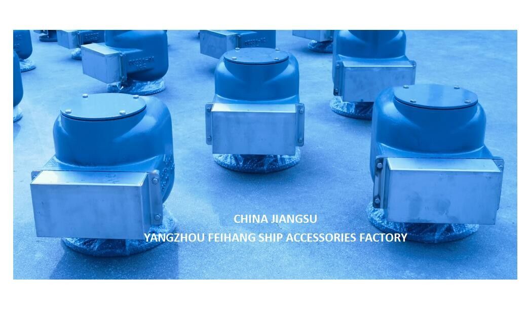 バルストタンクのための海上換気フード モデル 533HFB-150A 海上エアベントヘッド ボディ フローター付き鋳鉄