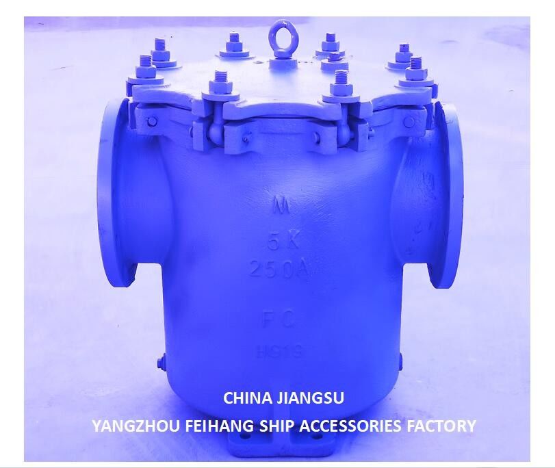 JIS F7121 海洋缶水フィルター 10K-250A & 鋳鉄缶水ストレナー IMPA 872011 10K-250A