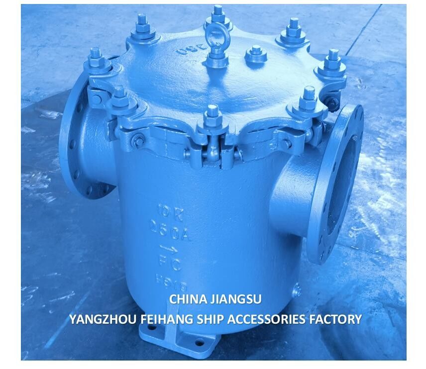IMPA 872011-海洋缶水フィルター缶 鋳造鋼,ノムディア 250mm JISF 7121 10K-250A缶水ストレナー