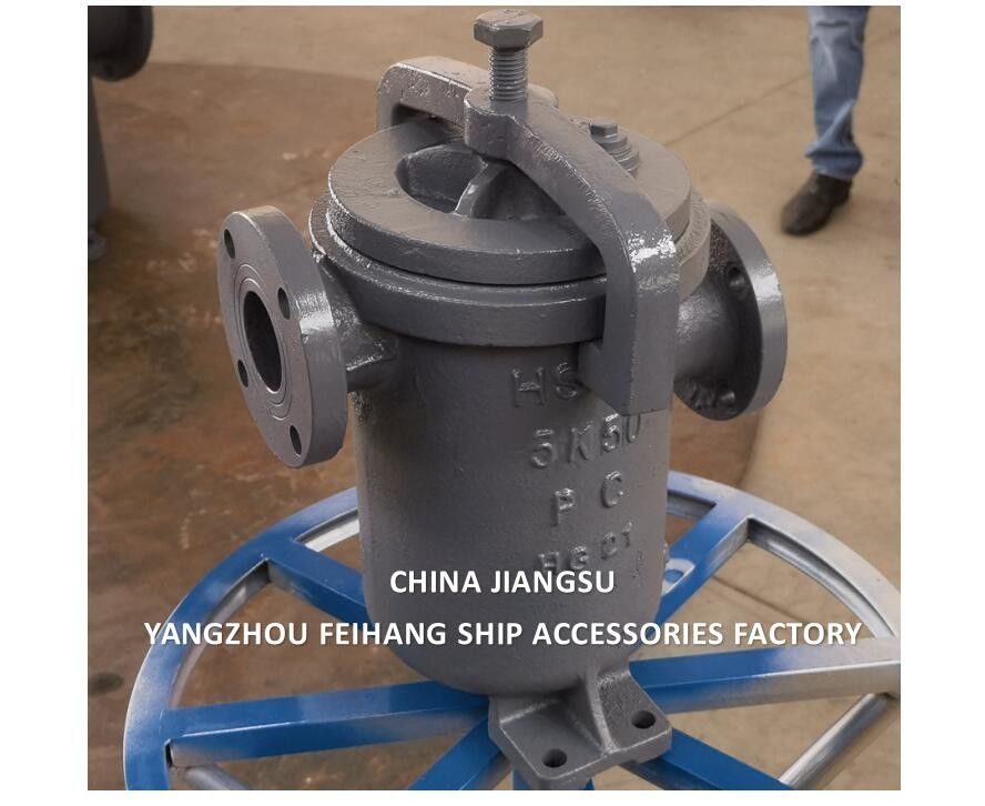海上用シンプレックス燃料ストレナー JIS F7209 5K-125A JIS F7209 鋳鉄体 不oxidable STEEL FILTER ELEMENT