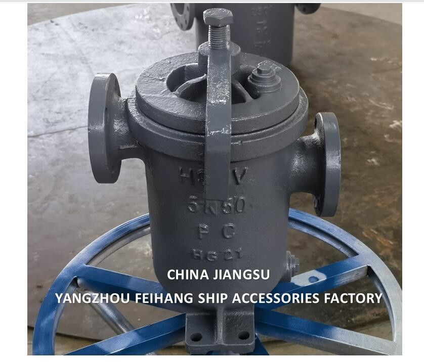 船舶用単体燃料ストレナー -JISF 7209 船舶用単体燃料ストレナー 鋳鉄体型不?? 鋼フィルター要素