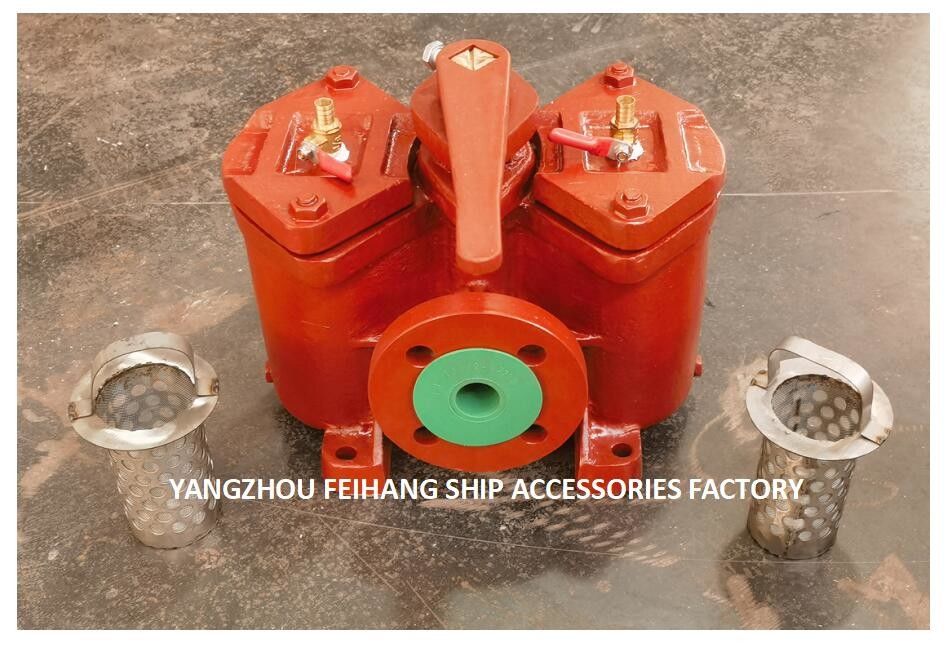 デュプレックス低圧オイルフィルター フレンズ型鋳鉄低圧原油フィルターモデル:AS32 Cb/T425-1994