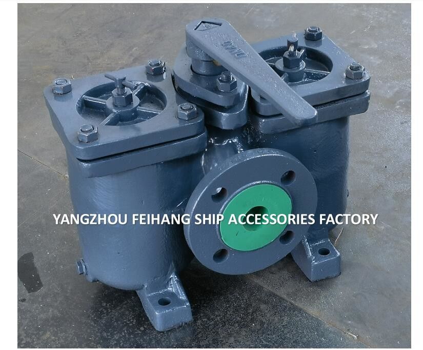 鋳鉄のデュプレックスストレナー 双子オイルフィルター 中国製のデュプレックスオイルフィルター AS40 CB/T425
