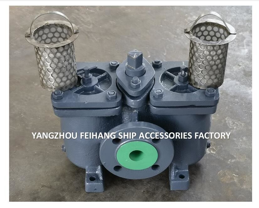 鋳鉄のデュプレックスストレナー 双子オイルフィルター 中国製のデュプレックスオイルフィルター AS40 CB/T425