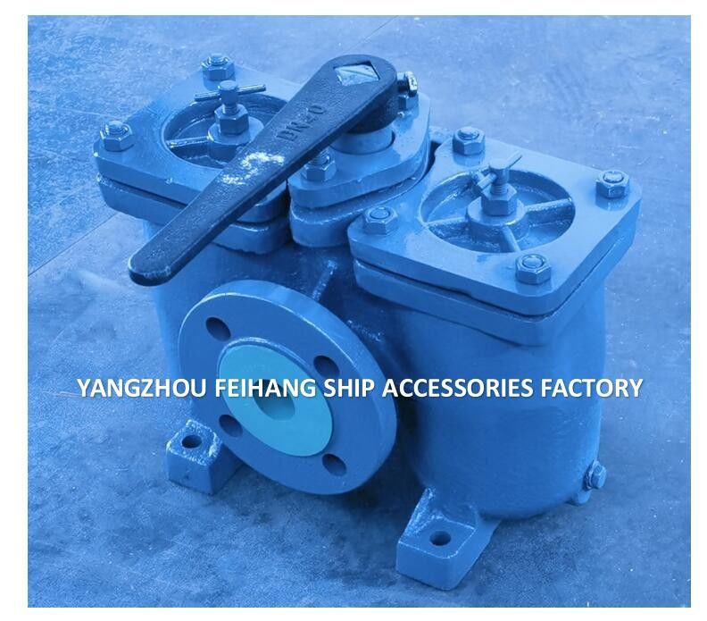 鋳鉄のデュプレックスストレナー 双子オイルフィルター 中国製のデュプレックスオイルフィルター AS40 CB/T425