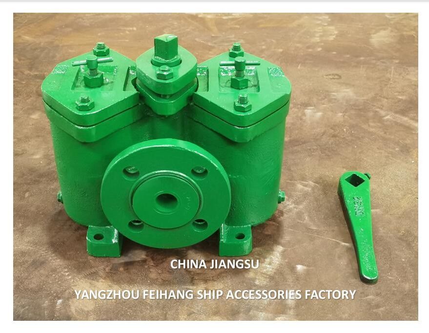 フィルター要素を含むデュプレックス燃料フィルター AS32 CB/T425 フレンジからフレンジへ -195mm フレンジ OD 120 フレンジ PCD-90m