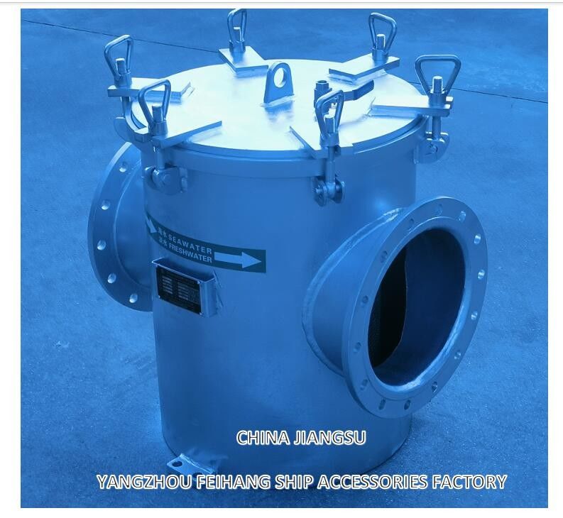 AS250 CB/T497-2012 海洋粗水フィルター & メアリン海水ストレナー カーボンステールボディ,ステンレスステールフィルター