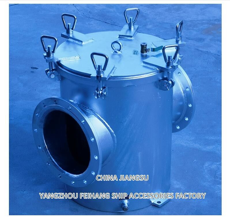 AS250 CB/T497-2012 海洋粗水フィルター & メアリン海水ストレナー カーボンステールボディ,ステンレスステールフィルター