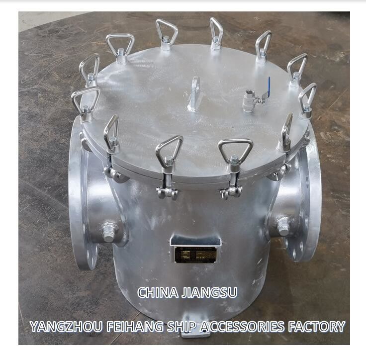 AS250 CB/T497-2012 海洋粗水フィルター & メアリン海水ストレナー カーボンステールボディ,ステンレスステールフィルター