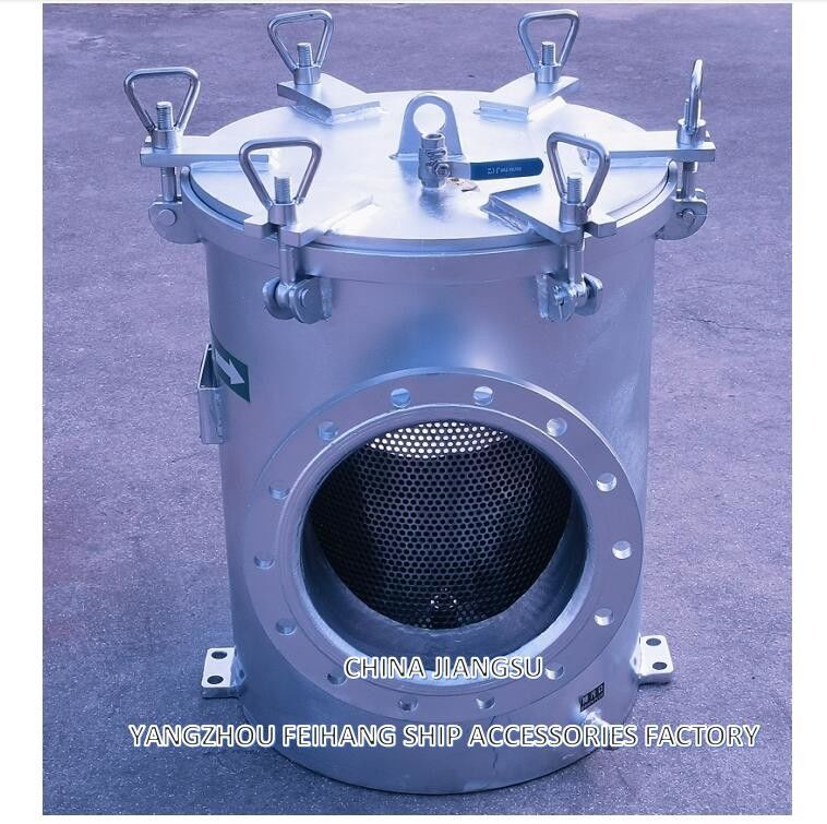 単一の海水フィルター - 海水冷却システムのための単一の粗水フィルター AS250 CB/T497-1994
