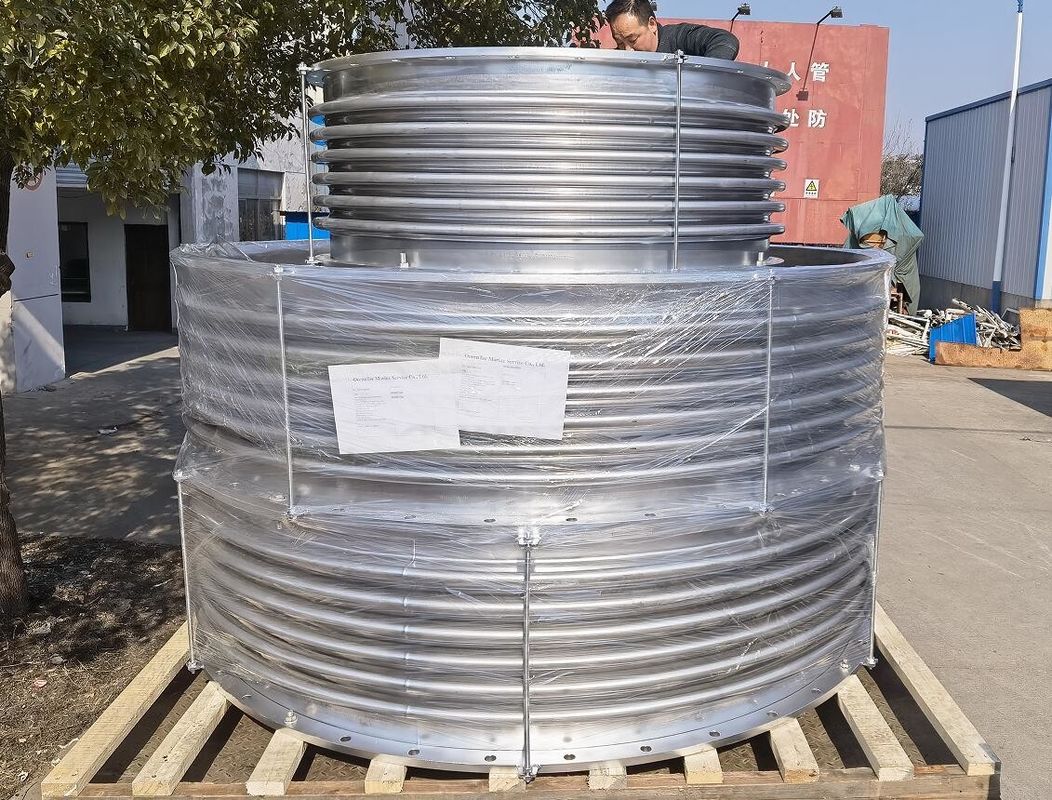 海上ステンレス鋼の膨張関節モデルAS350-5 gb/t12522 サイズDN350 PN0.1 面対面400mm