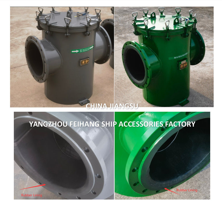 海上用ゴム内膜単体海水フィルター AS350 CB/T497-2012 海上用単体ゴム内膜海水シートナー