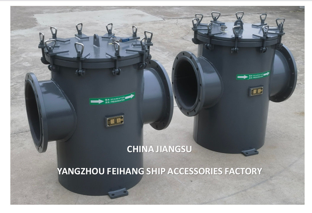 中国 AS350 CB/T497 ゴム内膜付きのバスケット海水フィルター 供給業者 - フェイハン・マリン