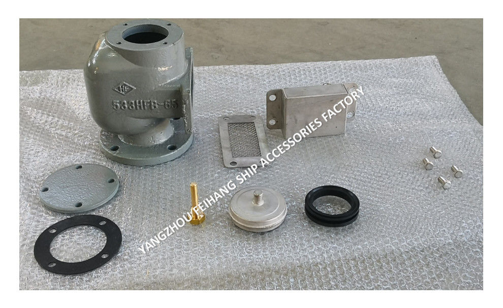 533HFB-DN65 バラスト水タンク用エア・ベントヘッド コンプリートセット