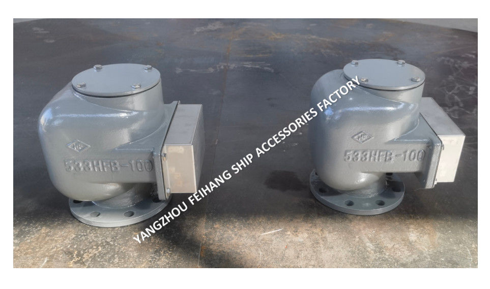 533HFB-100A 水タンクの空気管頭 & 533HFO-100A 油タンクの空気管頭
