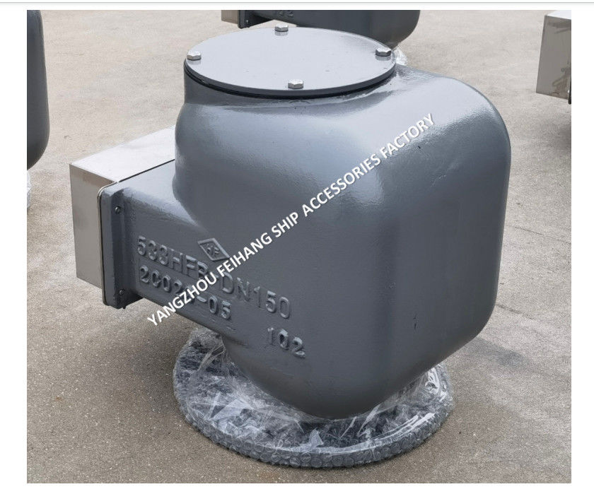 533HFB-150 水タンク用の火網付き空気パイプヘッド フローティングタイプ フランジ接続