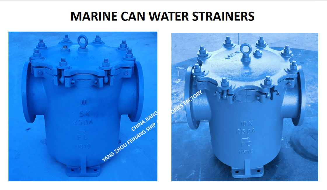 5K-300A 缶詰の水スライナー S型 JIS F7121 ステンレス鋼フィルターカートリッジ付き鋳鉄