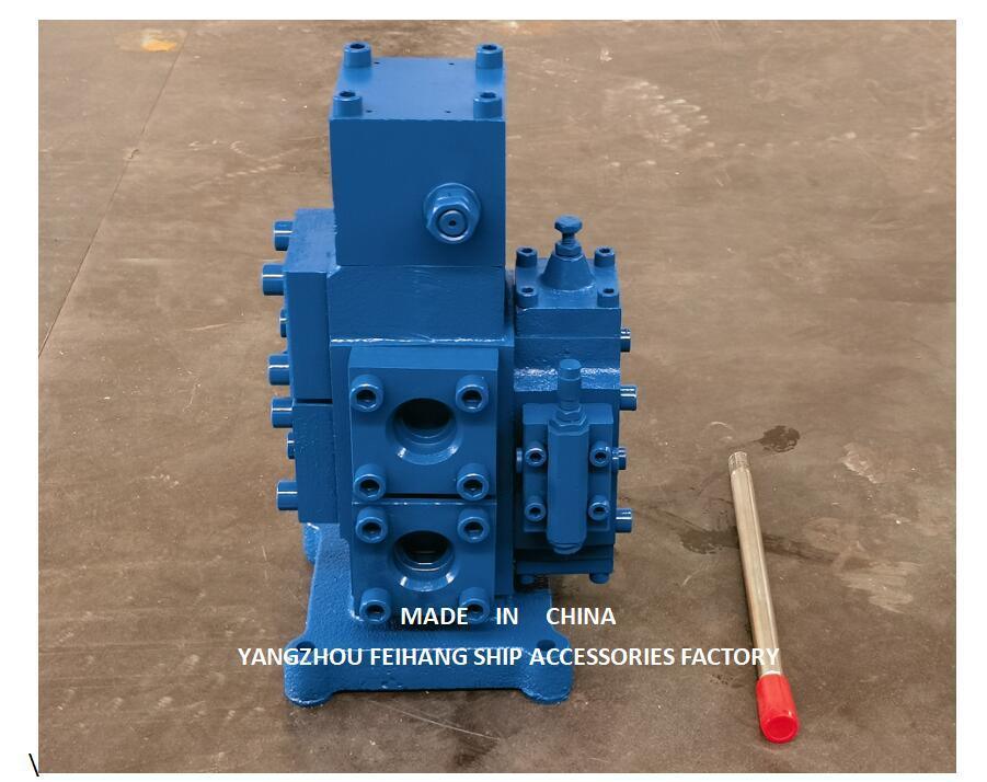 手動比例流量制御バルブとウィンチ制御バルブと油圧制御バルブの様々な角度からのビュー