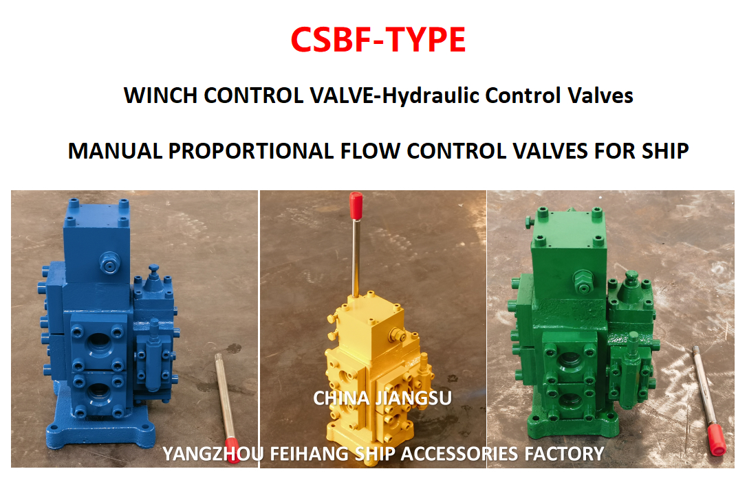 Pc Control Valves Model CSBF-G32 For Series Hydraulic Circuits MANUAL PROPORTIONAL FLOW CONTROL VALVES FOR SHIPS