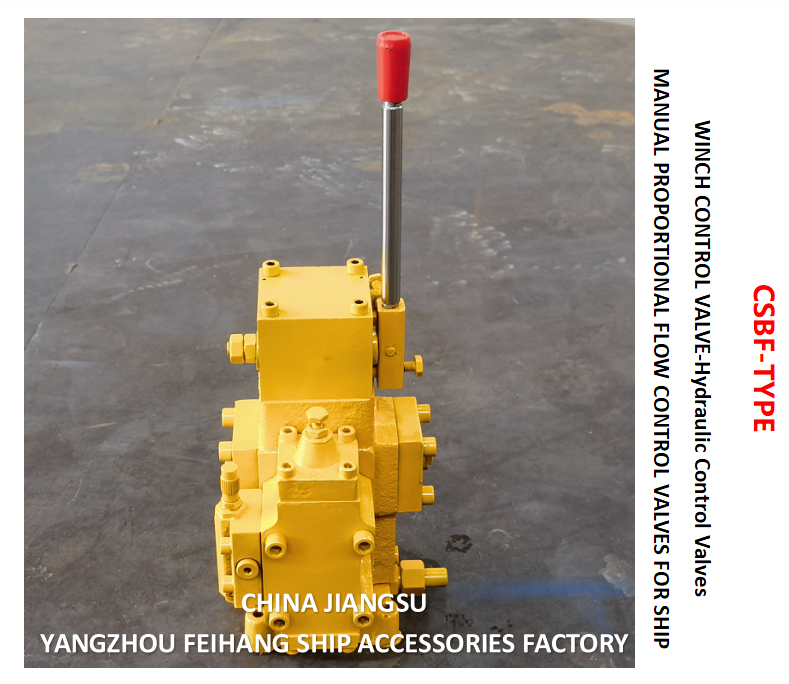 Pc Control Valves Model CSBF-G32 For Series Hydraulic Circuits MANUAL PROPORTIONAL FLOW CONTROL VALVES FOR SHIPS