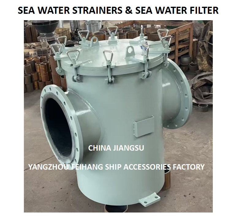 FH-AS300 CBM1061-81 Simplex Sea Water filter Housing Carbon Steel Galvanized Body, Stainless Steel Filter Cartridge,Mesh-5mm