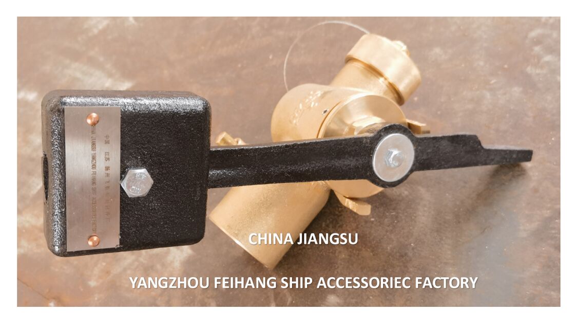 SOUNDING SELF-CLOSING VALVE FH-40A CB/T3778-99  PN2.5 材質 - 銅  帶BSP內螺紋端和360°旋轉桿