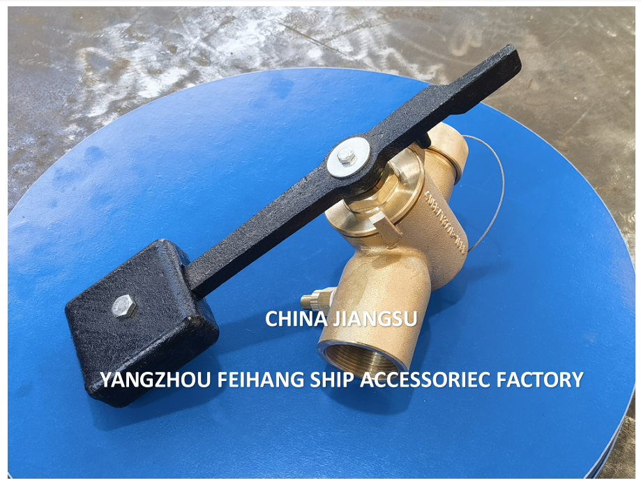 FH-40A CB/T3778-99 SOUNDING COCK WITH TURNING LEVER  PN2.5 Material - Copper  with BSP internal thread end and 360° rotating rod
