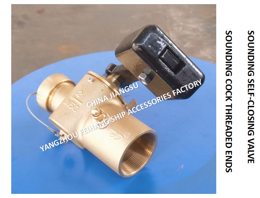 BSP内部ねじ端子と360°回転ロッドを備えたブロンズ自動閉鎖デプスサウンダー。 & サウンディングコックねじ端子 サプライヤー - FeiHang Marine