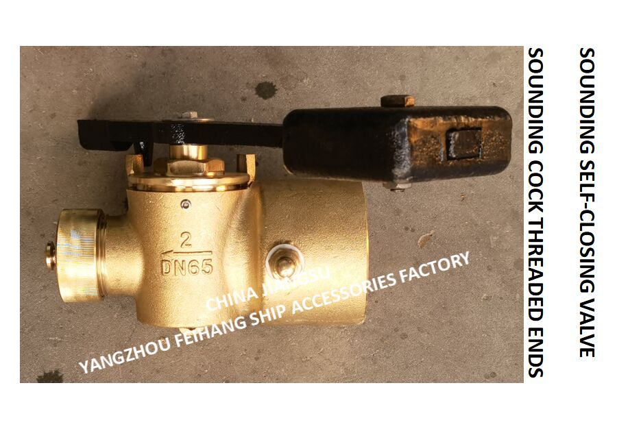 DN65 CB/T3778-99 サウンディングセルフクロージングバルブ＆サウンディングコックねじ込み端＆サウンディングコック（回転レバー付き）